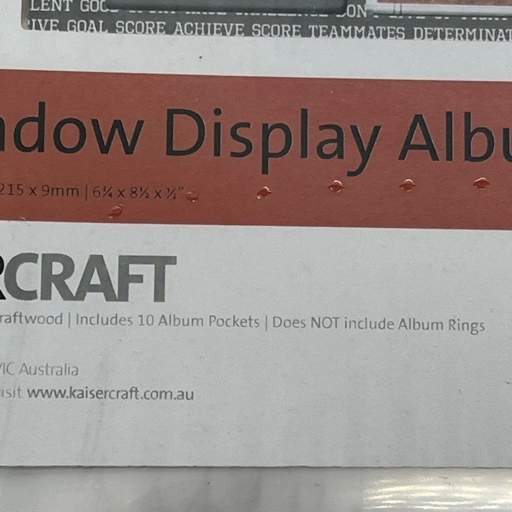Kaisercraft 3 Window Display Album Lot x7 + Extra Pocket Pages Scrapbooking NEW